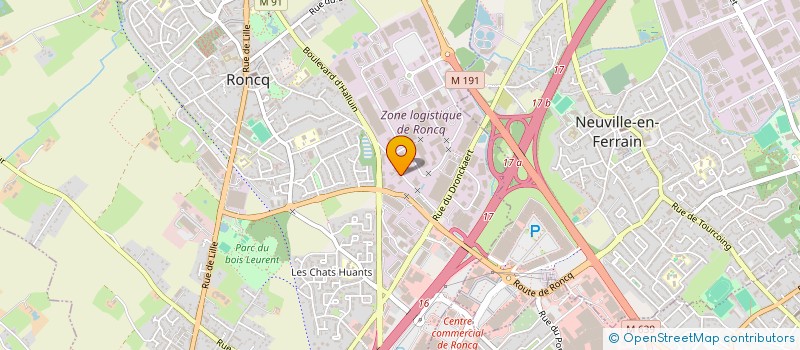 localisation de l'entreprise SYMBIOZ  RONCQ
