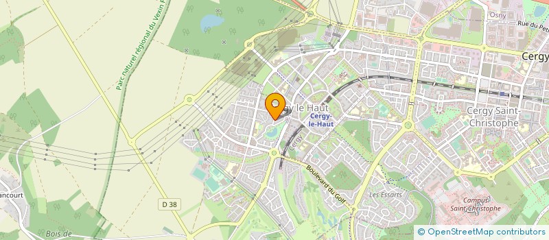 localisation de l'entreprise SYMBIOZ ART ET DECO  COURDIMANCHE