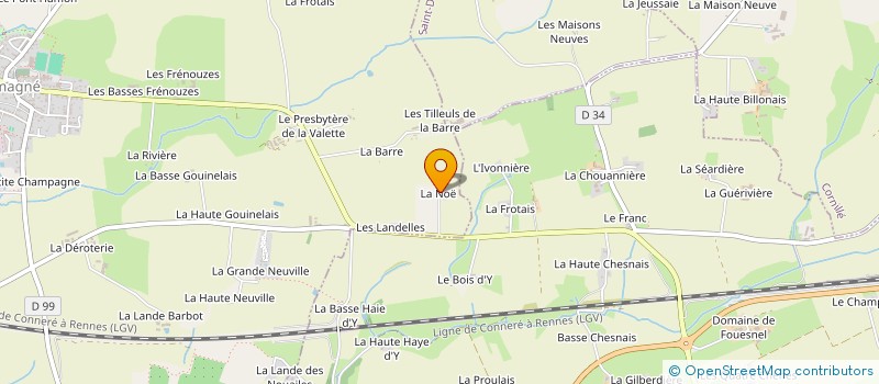 localisation de l'entreprise SYMBIOZH CONSEIL à DOMAGNE