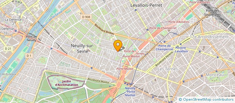 localisation de l'entreprise SYMCA à NEUILLY-SUR-SEINE