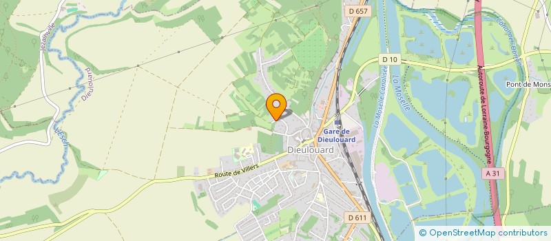 localisation de l'entreprise SYMECOM  DIEULOUARD