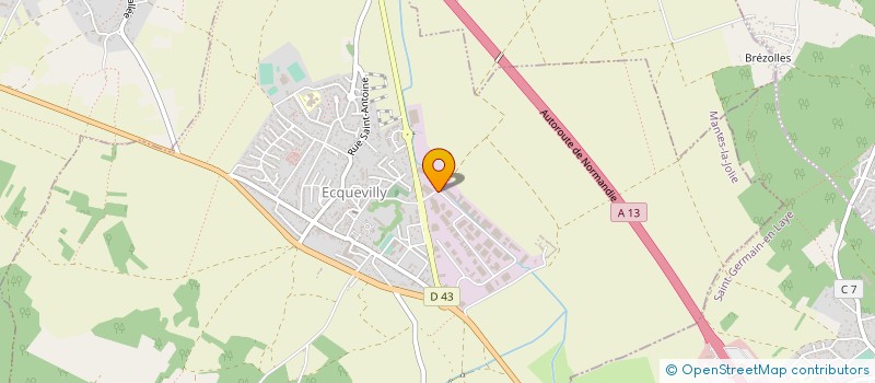 localisation de l'entreprise SYMED  POISSY