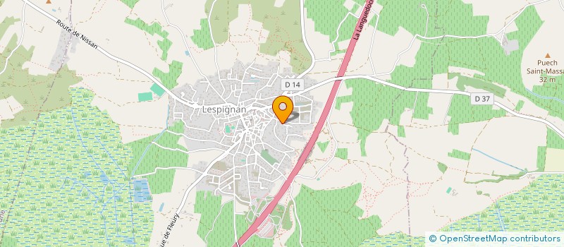 localisation de l'entreprise SYMELIS à LESPIGNAN