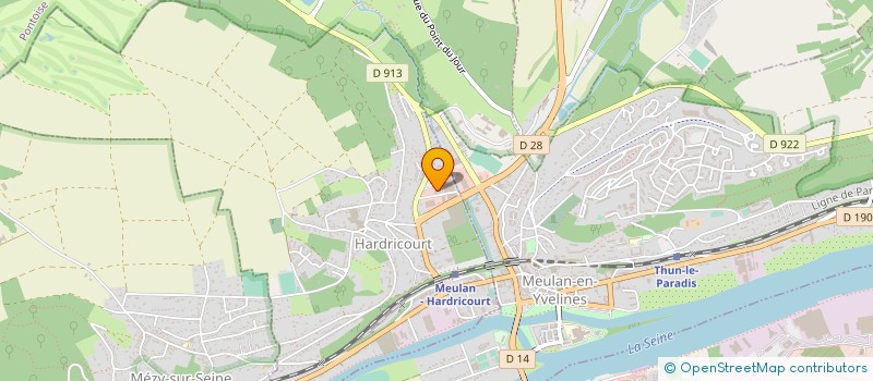 localisation de l'entreprise SYMERIC à HARDRICOURT