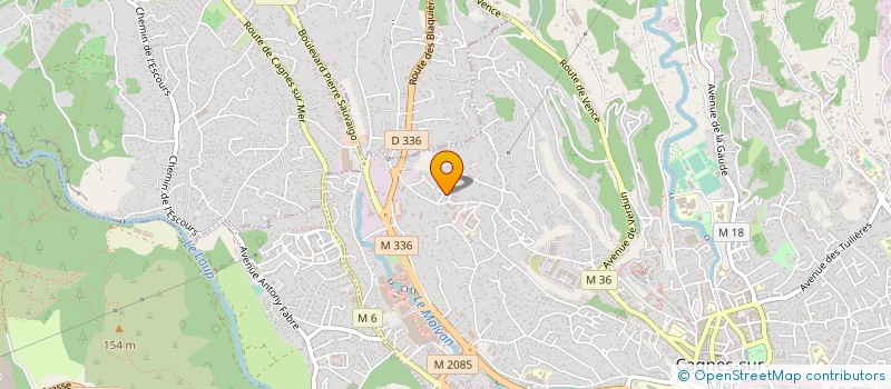localisation de l'entreprise SYMES à CAGNES-SUR-MER