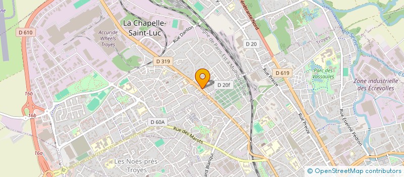 localisation de l'entreprise SYMETIC.INT à LA CHAPELLE-SAINT-LUC