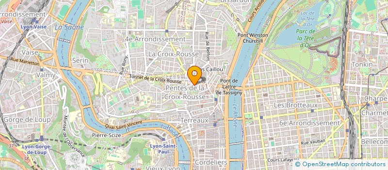 localisation de l'entreprise SYMETRIE à LYON
