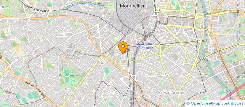 localisation de l'entreprise SYMETRIE SARL à MONTPELLIER