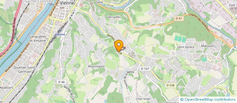 localisation de l'entreprise SYMETRIK à VIENNE