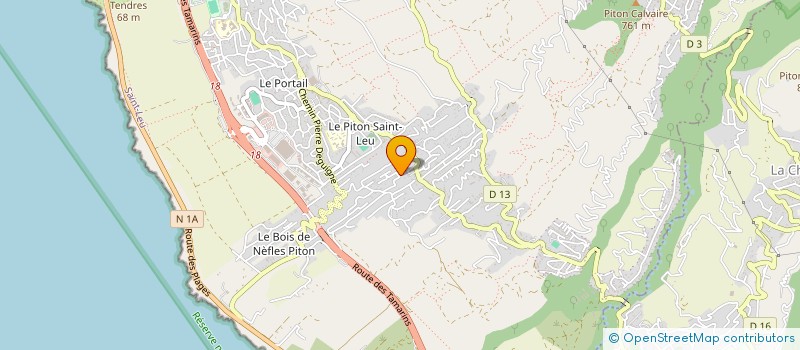 localisation de l'entreprise SYMETRIK à SAINT-LEU