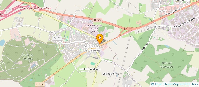 localisation de l'entreprise SYMEXIS  SAINT-LEGER-DE-LINIERES