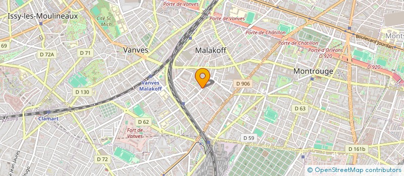 localisation de l'entreprise SYMFODEV  MALAKOFF