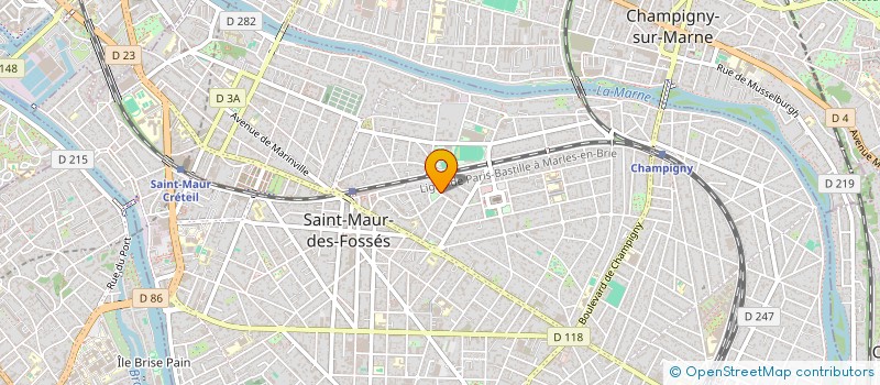 localisation de l'entreprise SYMGENIA à SAINT-MAUR-DES-FOSSES