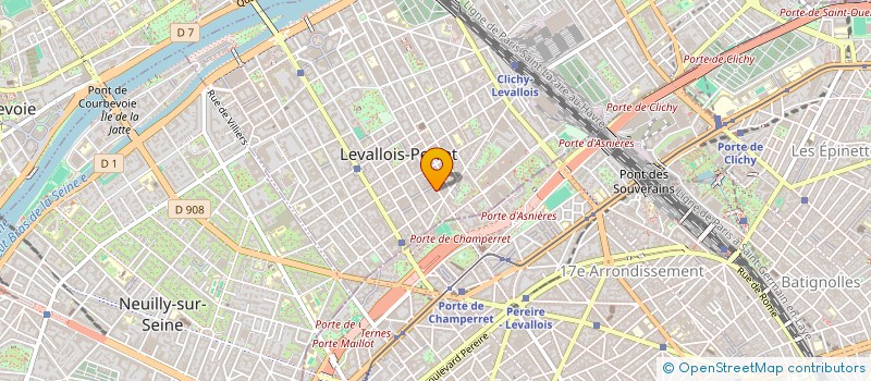 localisation de l'entreprise SYMICA à LEVALLOIS PERRET