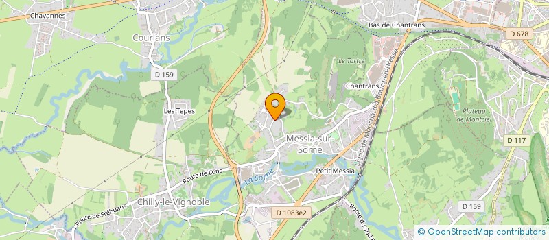 localisation de l'entreprise SYMMETRIA à MESSIA-SUR-SORNE