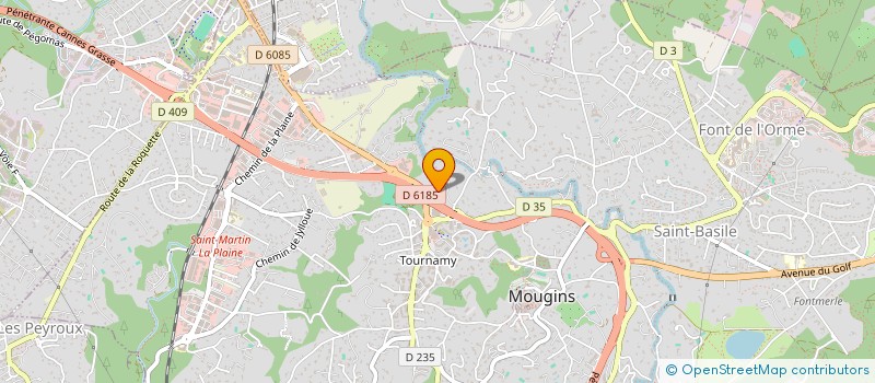 localisation de l'entreprise SYMMO à MOUGINS