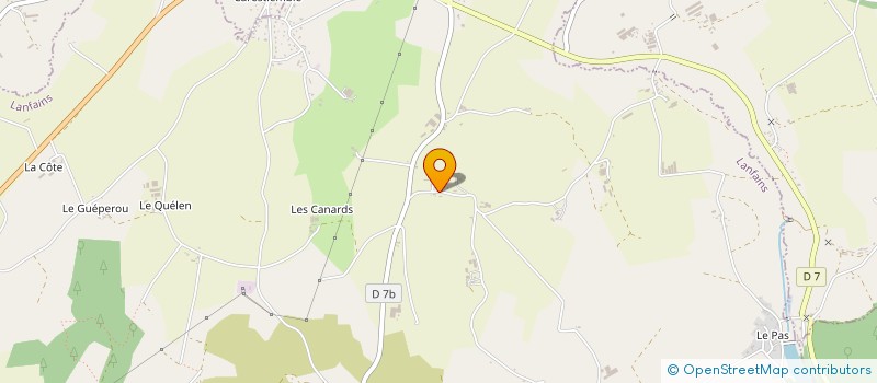 localisation de l'entreprise SYMO à LANFAINS