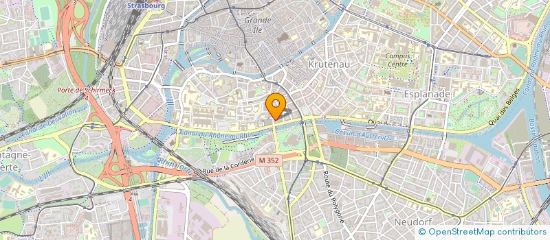 localisation de l'entreprise SYMONA à STRASBOURG