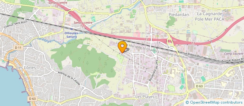 localisation de l'entreprise SYMONE BY ADONIS PRESTIGE NICE  SIX-FOURS-LES-PLAGES