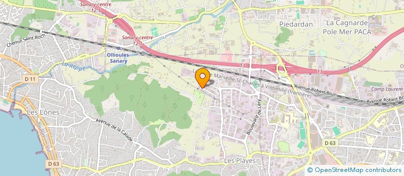 localisation de l'entreprise SYMONE BY ADONIS TOUQUES  SIX-FOURS-LES-PLAGES