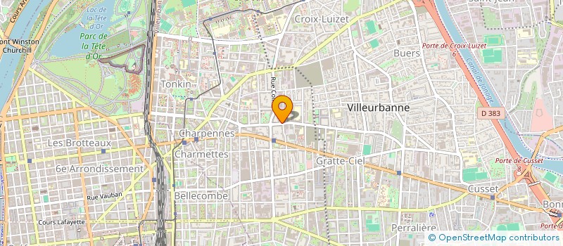 localisation de l'entreprise SYMOTRONIC  VILLEURBANNE