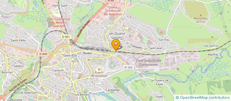 localisation de l'entreprise SYMP à ONET-LE-CHATEAU