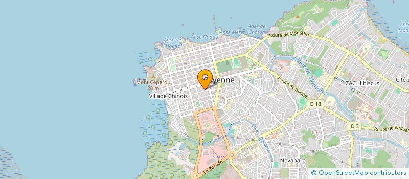 localisation de l'entreprise SYMPA LOCATION  CAYENNE