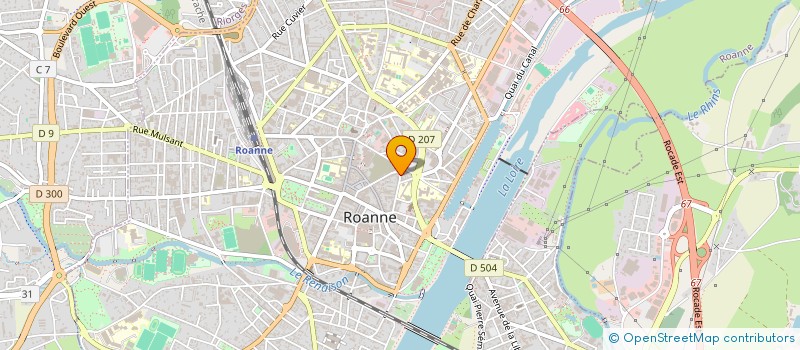 localisation de l'entreprise SYMPA TIF  ROANNE