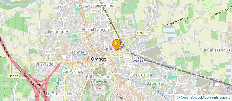 localisation de l'entreprise SYMPAGYM à ORANGE