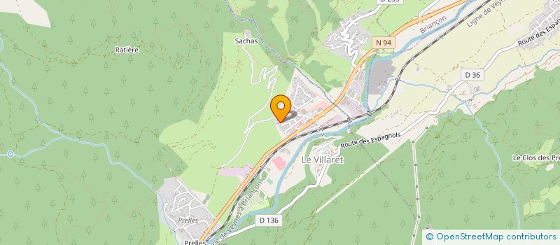 localisation de l'entreprise SYMPATHIE  SAINT MARTIN DE QUEYRIERES