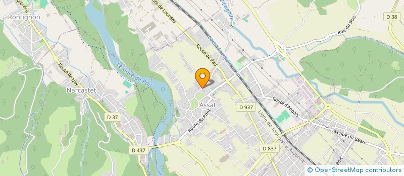 localisation de l'entreprise SYMPATHISANTS D'AUTOS POPULAIRES D'AQUITAINE REUNIS  ASSAT