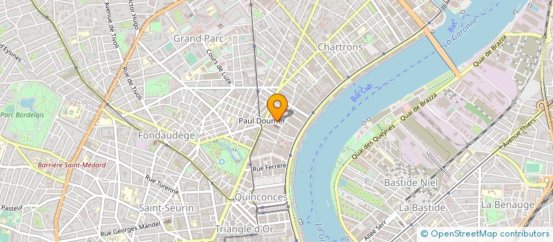 localisation de l'entreprise SYMPATIA à BORDEAUX