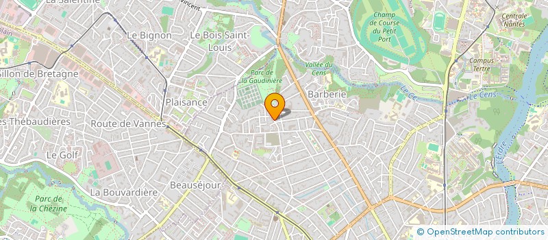 localisation de l'entreprise SYMPHARMONIE à NANTES