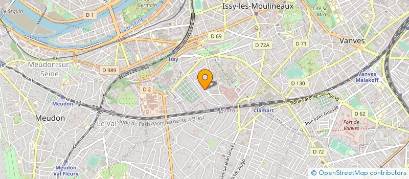 localisation de l'entreprise SYMPHOLIE'S à ISSY-LES-MOULINEAUX