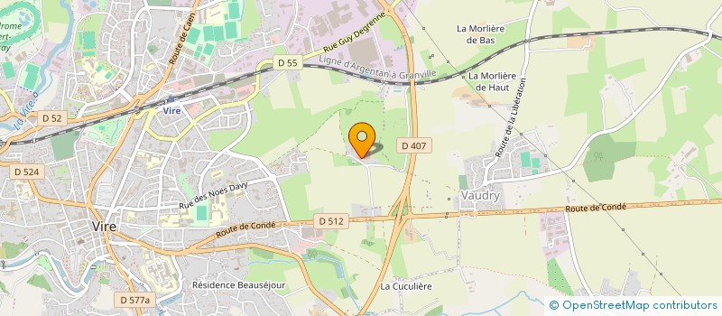 localisation de l'entreprise SYMPHONIA  VIRE-NORMANDIE