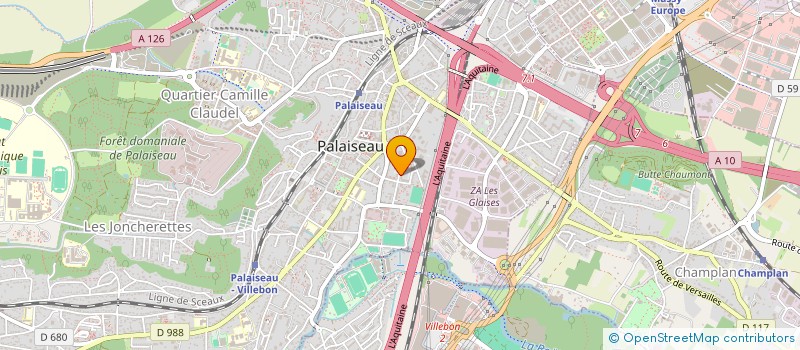 localisation de l'entreprise SYMPHONIE à PALAISEAU