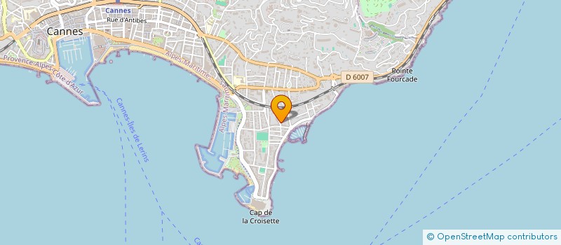 localisation de l'entreprise SYMPHONIE à CANNES