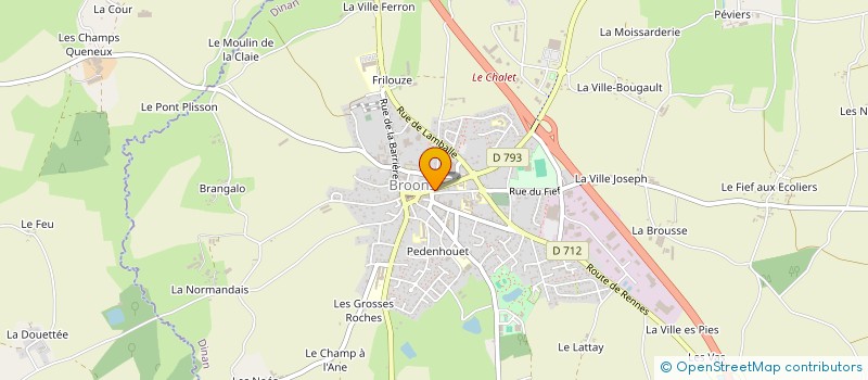 localisation de l'entreprise SYMPHONIE  BROONS