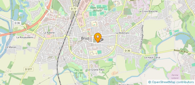 localisation de l'entreprise SYMPHONIE  BRUZ