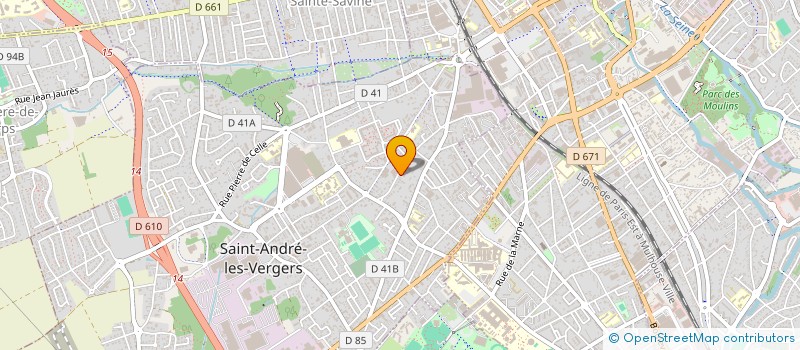 localisation de l'entreprise SYMPHONIE  SAINT-ANDRE-LES-VERGERS