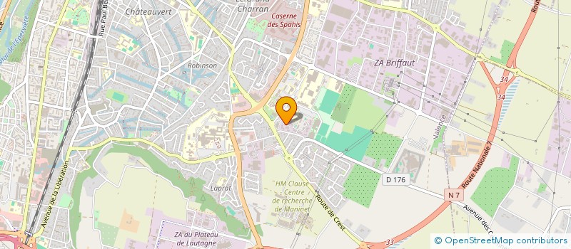 localisation de l'entreprise SYMPHONIE  VALENCE