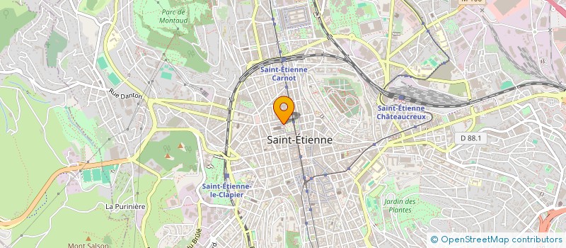 localisation de l'entreprise SYMPHONIE à SAINT-ETIENNE