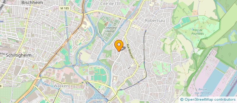 localisation de l'entreprise SYMPHONIE  STRASBOURG