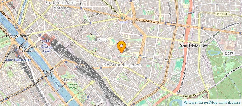 localisation de l'entreprise SYMPHONIE à PARIS