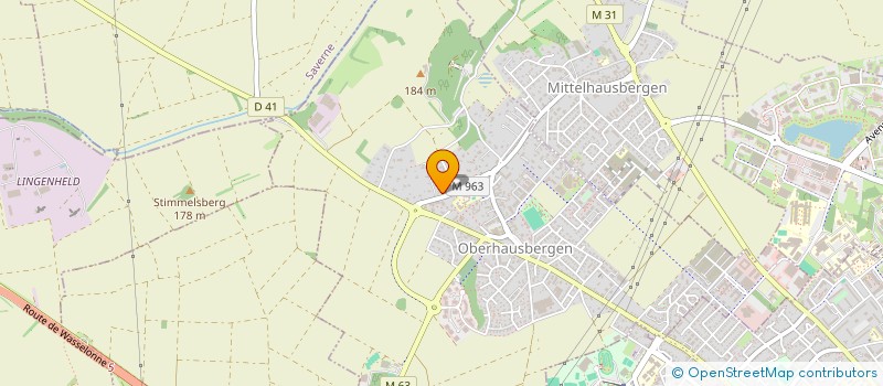 localisation de l'entreprise SYMPHONIE  OBERHAUSBERGEN