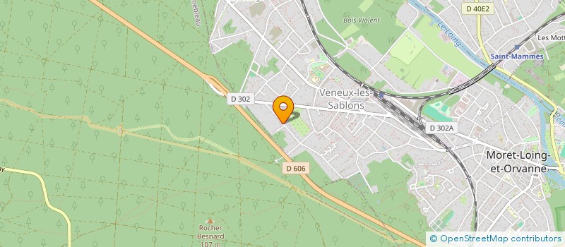 localisation de l'entreprise SYMPHONIE  MORET-LOING-ET-ORVANNE