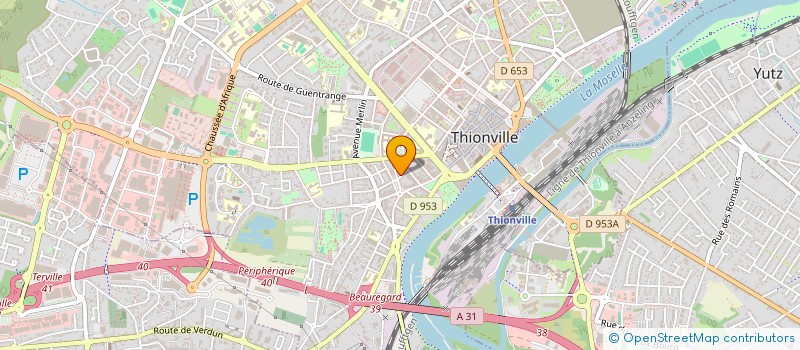 localisation de l'entreprise SYMPHONIE à THIONVILLE