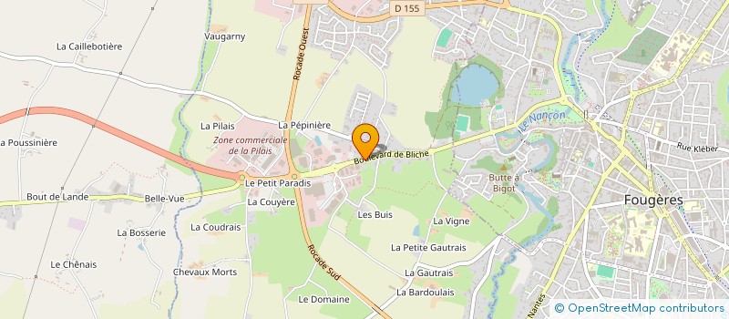 localisation de l'entreprise SYMPHONIE B  LECOUSSE