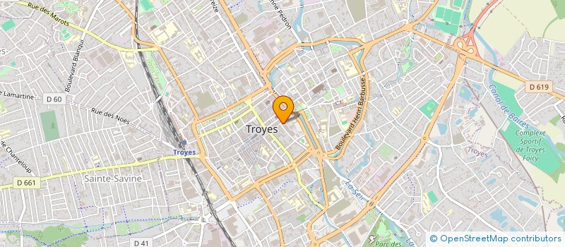 localisation de l'entreprise SYMPHONIE DE L'AUBE à TROYES