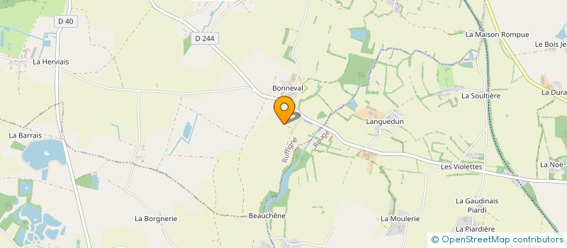 localisation de l'entreprise SYMPHONIE EQUESTRE  RUFFIGNE